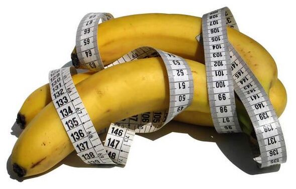 banan va o'lchash lentasi